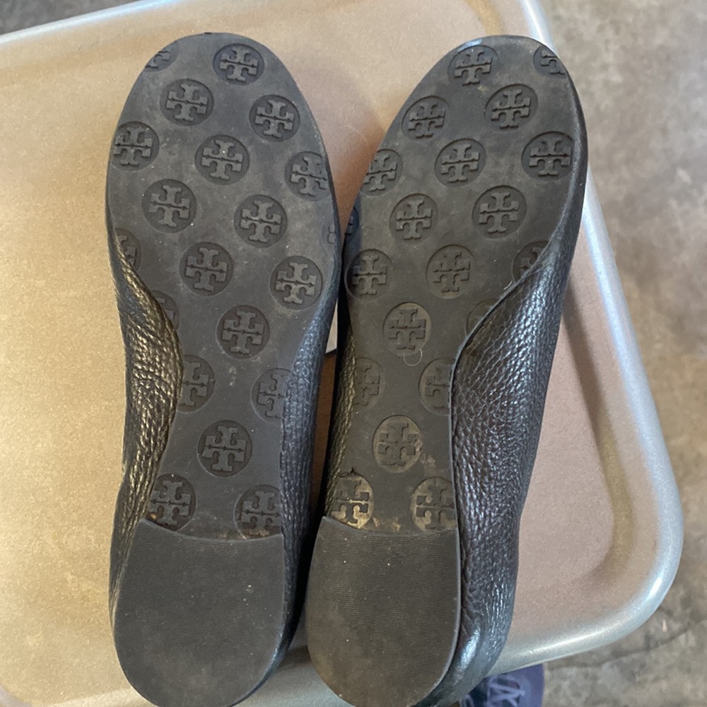 Tory Burch Solid Black Flats - image 3